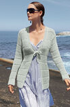 Lana Grossa CARDIGAN IN SHAKER RIB PATTERN Elastico