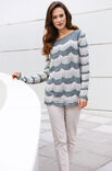 Lana Grossa PULLOVER IN CHEVRON PATTERN Linarte