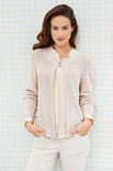 Lana Grossa JACKET IN TWISTED RIB PATTERN Linarte