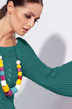 Lana Grossa TUNIC IN RIB AND LACE PATTERN Elastico