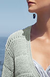 Lana Grossa CARDIGAN IN SHAKER RIB PATTERN Elastico