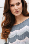 Lana Grossa PULLOVER IN CHEVRON PATTERN Linarte