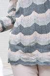 Lana Grossa PULLOVER IN CHEVRON PATTERN Linarte
