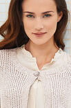 Lana Grossa JACKET IN TWISTED RIB PATTERN Linarte