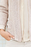 Lana Grossa JACKET IN TWISTED RIB PATTERN Linarte