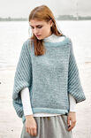 Lana Grossa PONCHO PULLOVER Alta Moda Alpaca