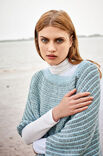Lana Grossa PONCHO PULLOVER Alta Moda Alpaca