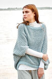 Lana Grossa PONCHO PULLOVER Alta Moda Alpaca