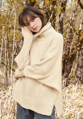 PONCHO-PULLI Alta Moda Alpaca from Lana Grossa