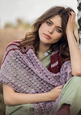 SHAWL Cool Wool Lace & Silkhair from Lana Grossa