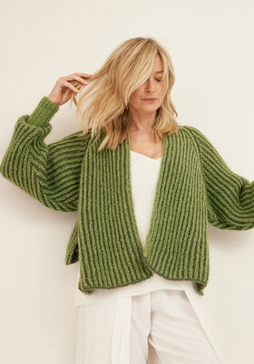 JACKET Silkhair & Ecopuno from Lana Grossa