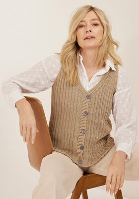 VEST Solo Lino from Lana Grossa