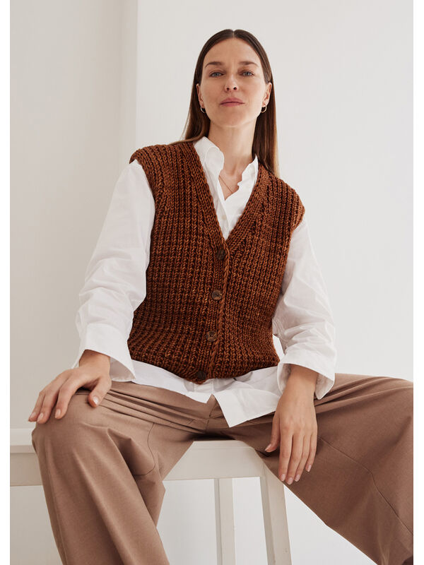 Lana Grossa VEST Vintage Superchunky