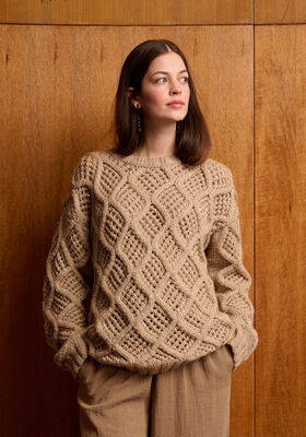 PULLOVER Cool Merino Big & Glamour from Lana Grossa