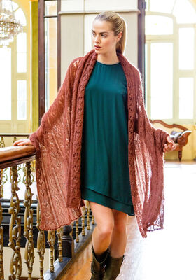 SHAWL Silkhair from Lana Grossa