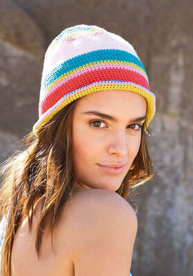 CROCHETED HAT Cotone from Lana Grossa