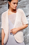 Lana Grossa KIMONO JACKET IN OPENWORK PATTERN Esitivo II