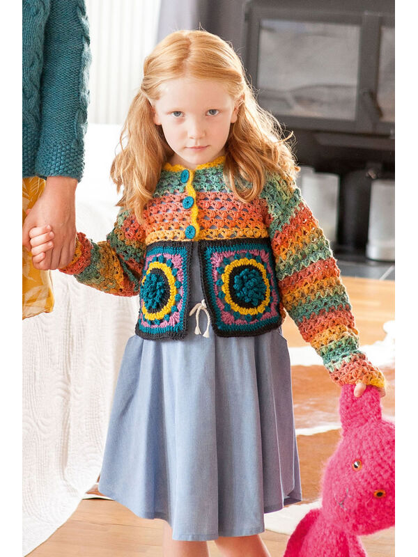 Lana Grossa GIRL'S JACKET Cool Wool Big Color/Uni/Melange/ Silkhair
