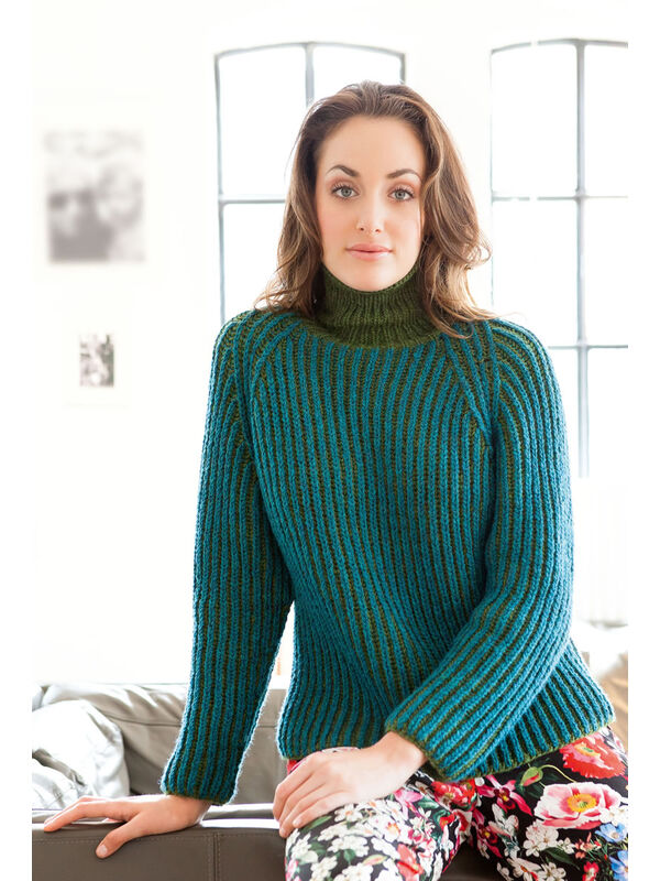 Lana Grossa RAGLAN PULLOVER Alta Moda Alpaca
