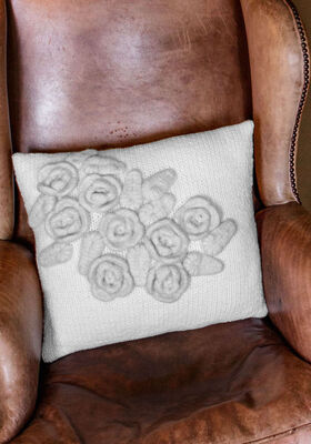 PILLOW COVER Mille II/Feltro from Lana Grossa