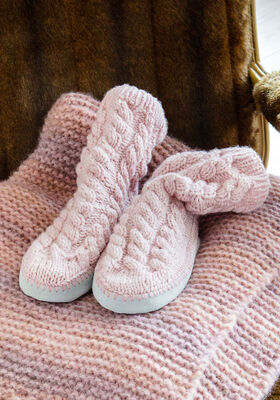 HOUSE SLIPPERS Alta Moda Cashmere 16/Cashmere 16 Fine from Lana Grossa