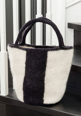 FELTED SHOPPING BAG Feltro from Lana Grossa