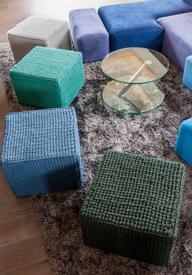 STOOL COVERS Mille II from Lana Grossa