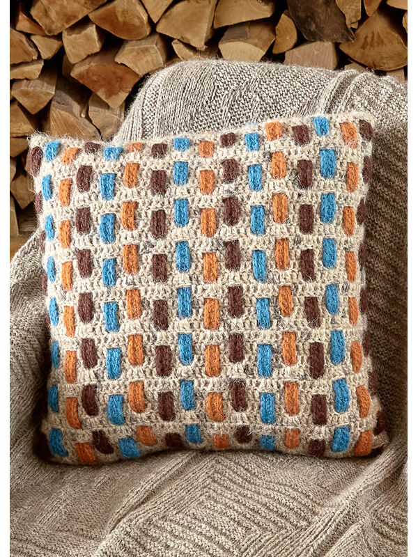 Lana Grossa PILLOW COVER Lala Berlin Lovely Cotton Inserto & Brigitte No. 2