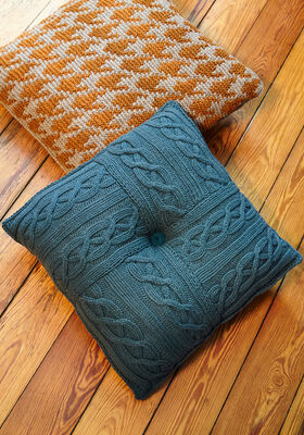 PILLOW COVER Mille II & Ecopuno from Lana Grossa