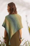 Lana Grossa PONCHO WITH TASSELS Summer Lace Dégradé
