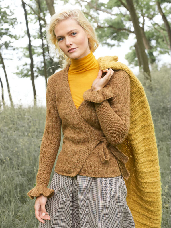 Lana Grossa WRAP JACKET Alta Moda Alpaca