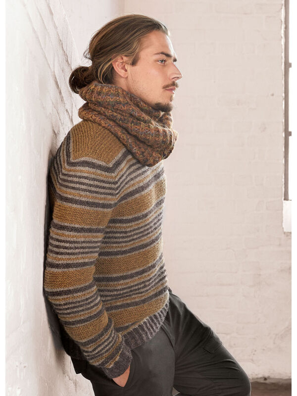 Lana Grossa MEN’S PULLOVER Alta Moda Alpaca