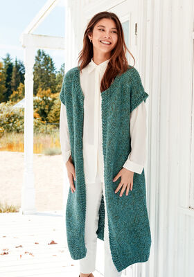 VEST Lala Berlin Lovely Cotton & Brillino from Lana Grossa
