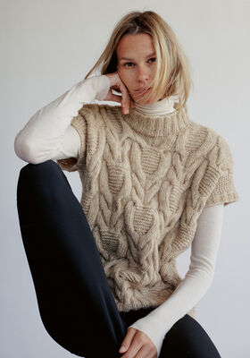 SLIPOVER Natural Alpaca Pelo from Lana Grossa