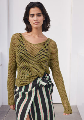 PULLOVER Solo Lino from Lana Grossa