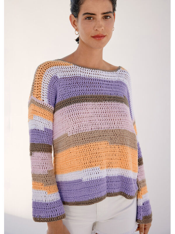 Lana Grossa CROCHET PULLOVER Dodici