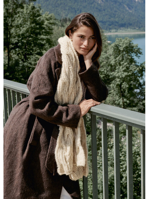 Lana Grossa SCARF Alpaca Air