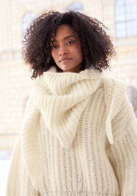 TRIANGULAR SHAWL Mohair di Gio from Lana Grossa