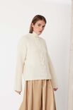 Lana Grossa CROCHET PULLOVER Nebbia
