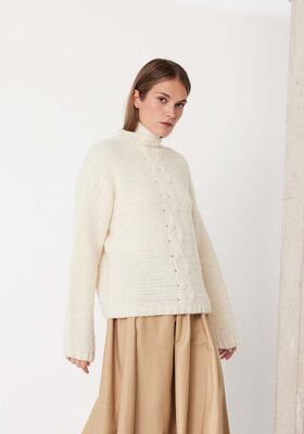 CROCHET PULLOVER Nebbia from Lana Grossa