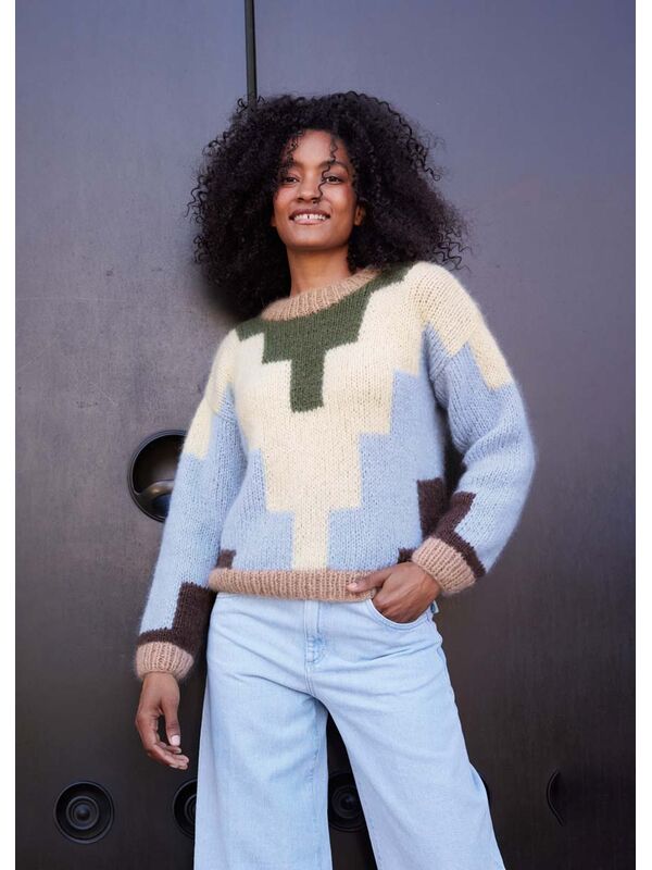 Lana Grossa PULLOVER Mohair di Gio - Version 2