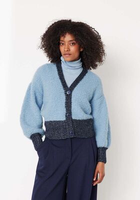 CARDIGAN Royal Alpaca & Lucida from Lana Grossa
