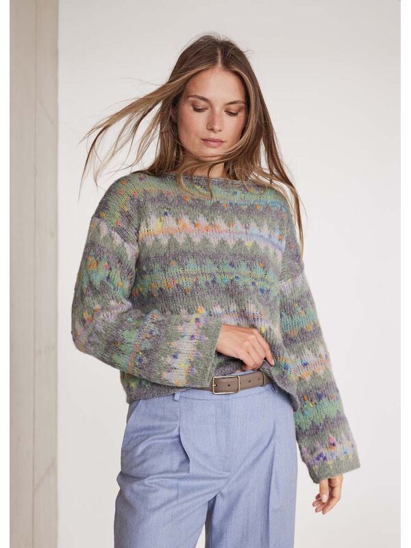 Lana Grossa PULLOVER Brigitte No. 2 & Cassata