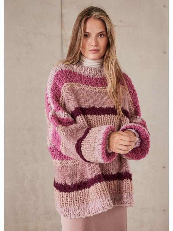 Lana Grossa OVERSIZED PULLOVER Caramella, Alpaca Air II, Orsetto & Silkhair