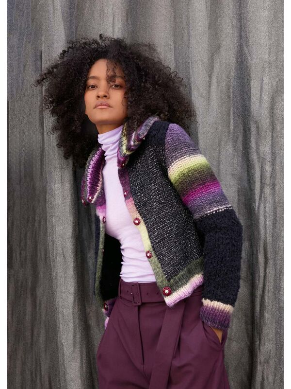 Lana Grossa JACKET Lucida, Bomba & Orsetto