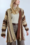 Lana Grossa SIDEWAYS CARDIGAN Orsetto Mouliné, Orsetto & Baco Bamboo