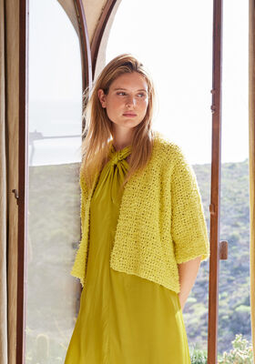 KIMONO VEST Frizzante from Lana Grossa