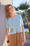 Lana Grossa SHORT-SLEEVED CARDIGAN Filo Paillettes