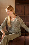 Lana Grossa TOP-DOWN PULLOVER Popcorn