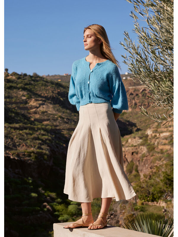 Lana Grossa TOP-DOWN JACKET Setasuri Pearls